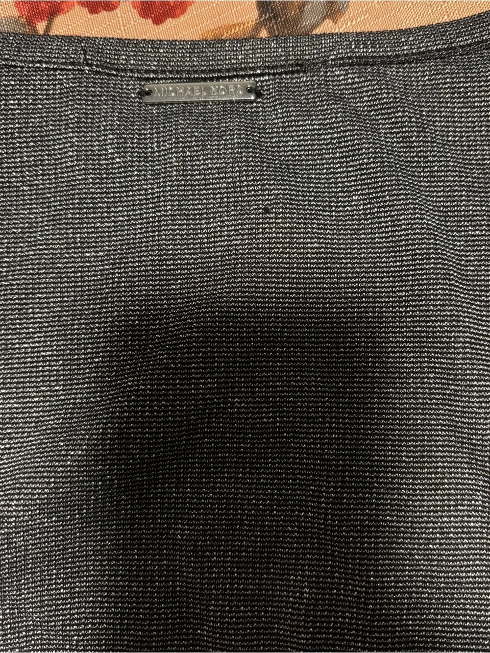 Michael Kors Metallic Black/Silver Dress